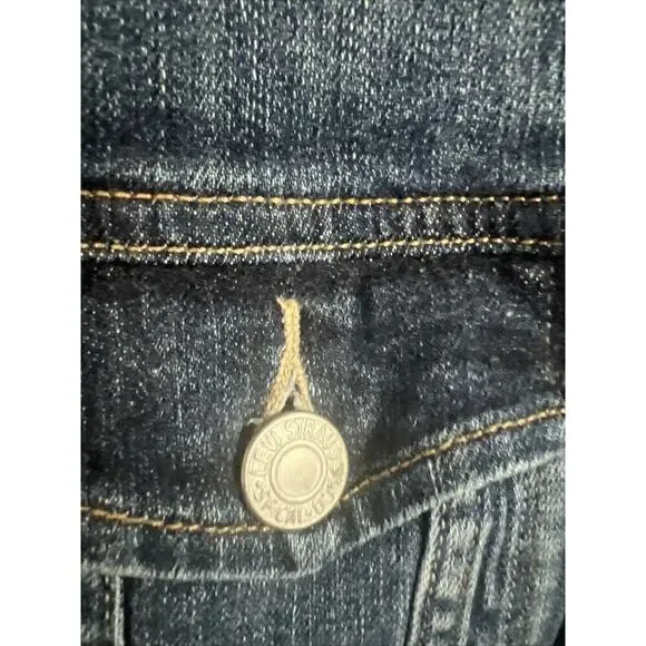 Levi's oversized mid wash long sleeve denim jacket size M - Picture 3 of 6